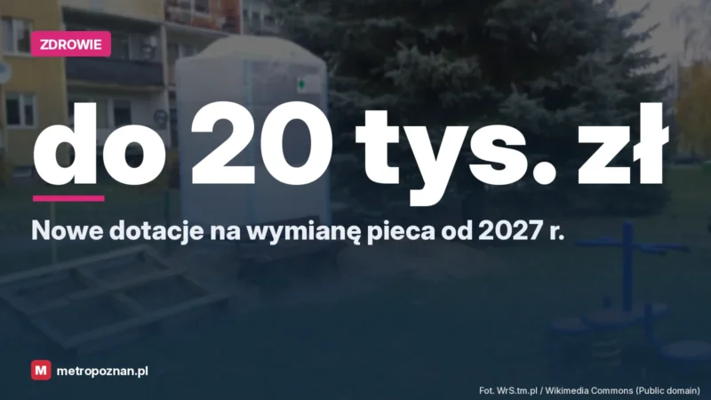 Jednostka zewnętrzna pompy ciepła przy bloku mieszkalnym
