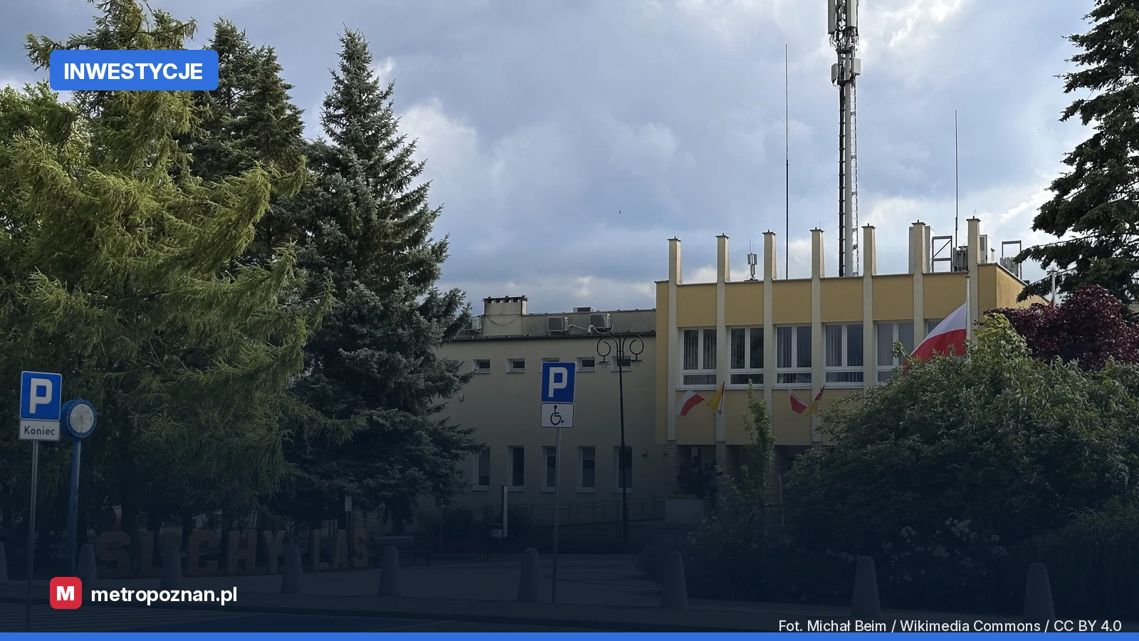 Budynek Urzędu Gminy Suchy Las przy ul. Szkolnej